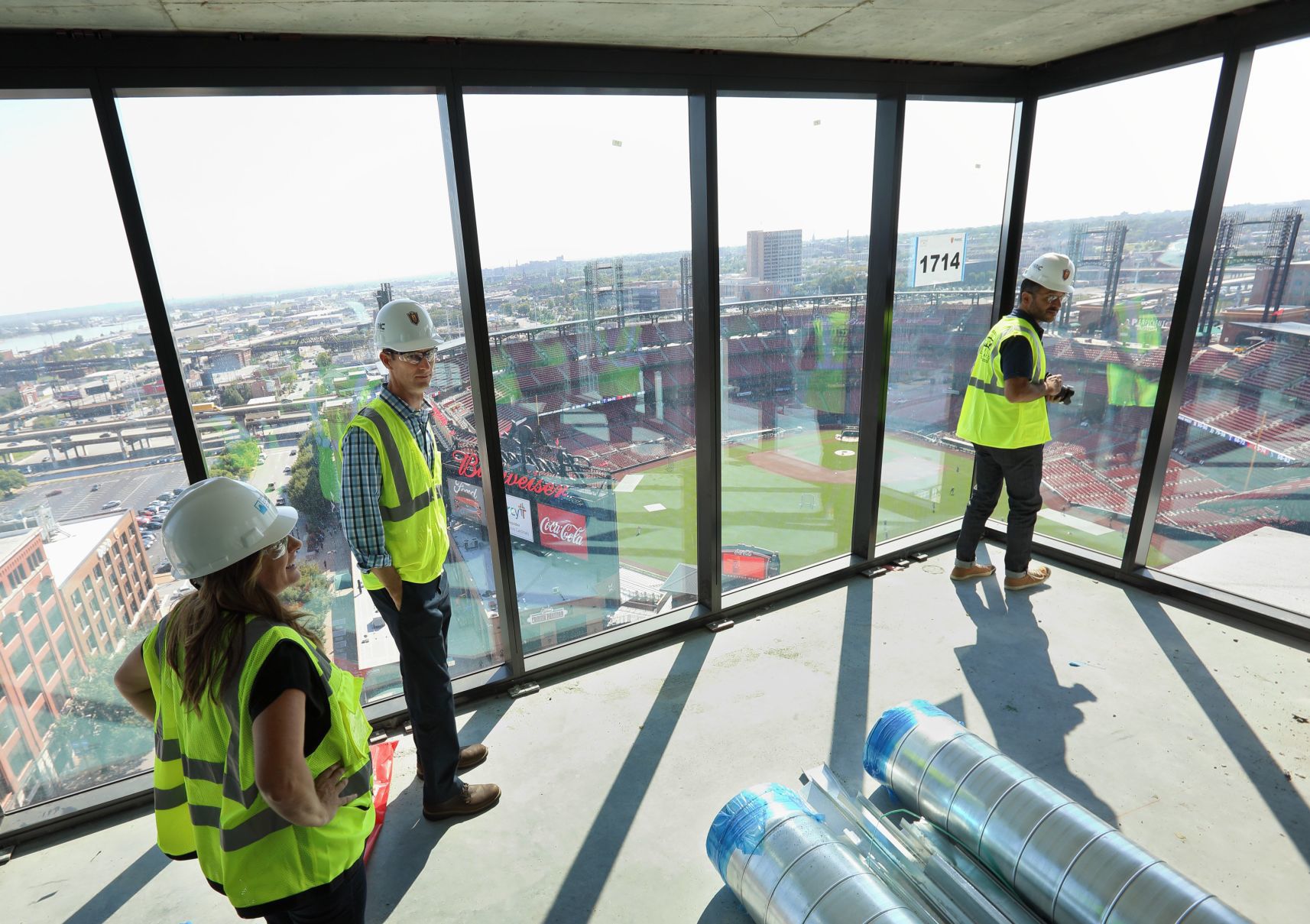 Views from One Cardinal Way residential tower